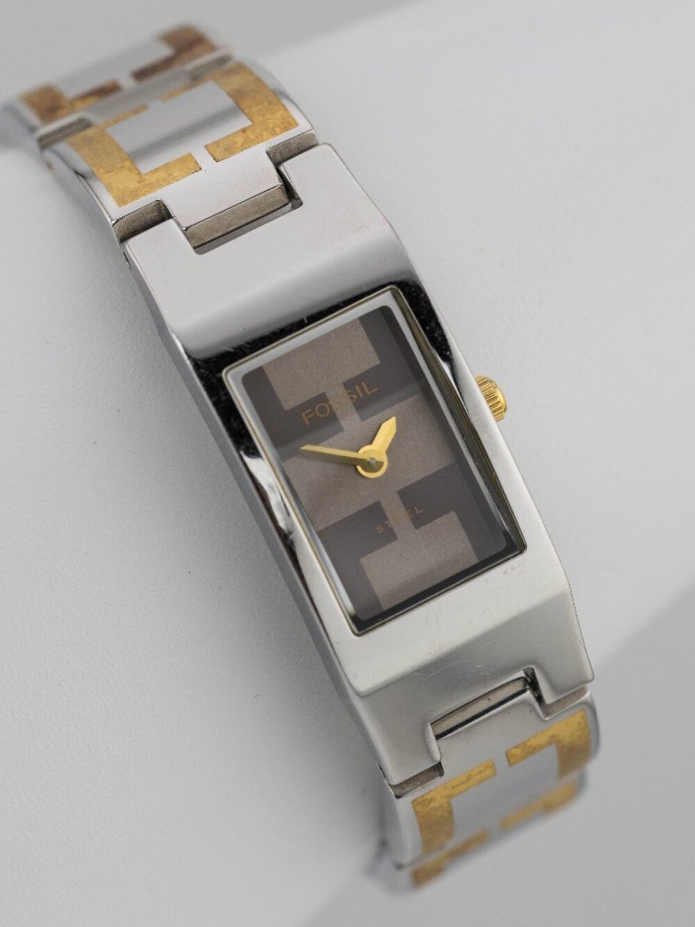 FOSSIL Arkitekt FS-2773 Two-Tone Quartz Analog Women's Watch Fresh Battery